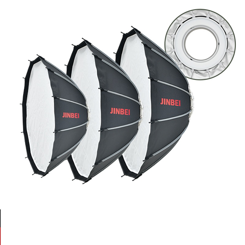 Lighting In Photography Studio - ชุดไฟสตูดิโอ JINBEI 65 แบบพับเก็บได้รวดเร็ว พร้อมขาตั้ง Bowens