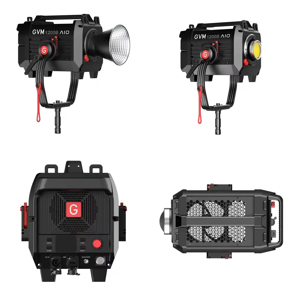 Lighting In Photography Studio - ไฟสปอตไลท์วิดีโอ GVM SD1200B AIO 1200W สำหรับการถ่ายภาพ