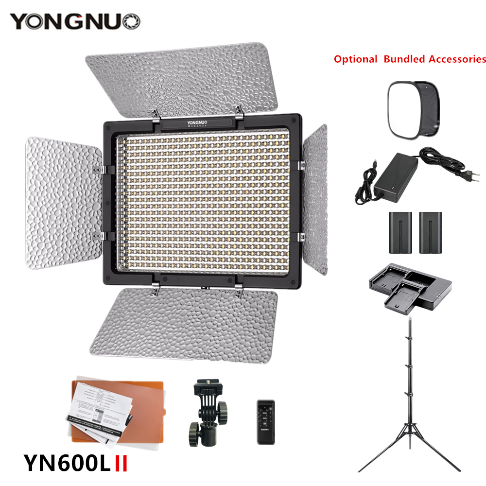 Photography Lighting Options - YONGNUO YN600L II กล้องถ่ายภาพโคมไฟ 3200-5600 K