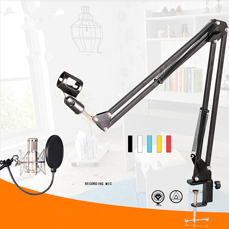 ขาตั้งไมโครโฟนแบบแขนปรับระดับไ - Boom Arm Stand บทวิจารณ์และราคา