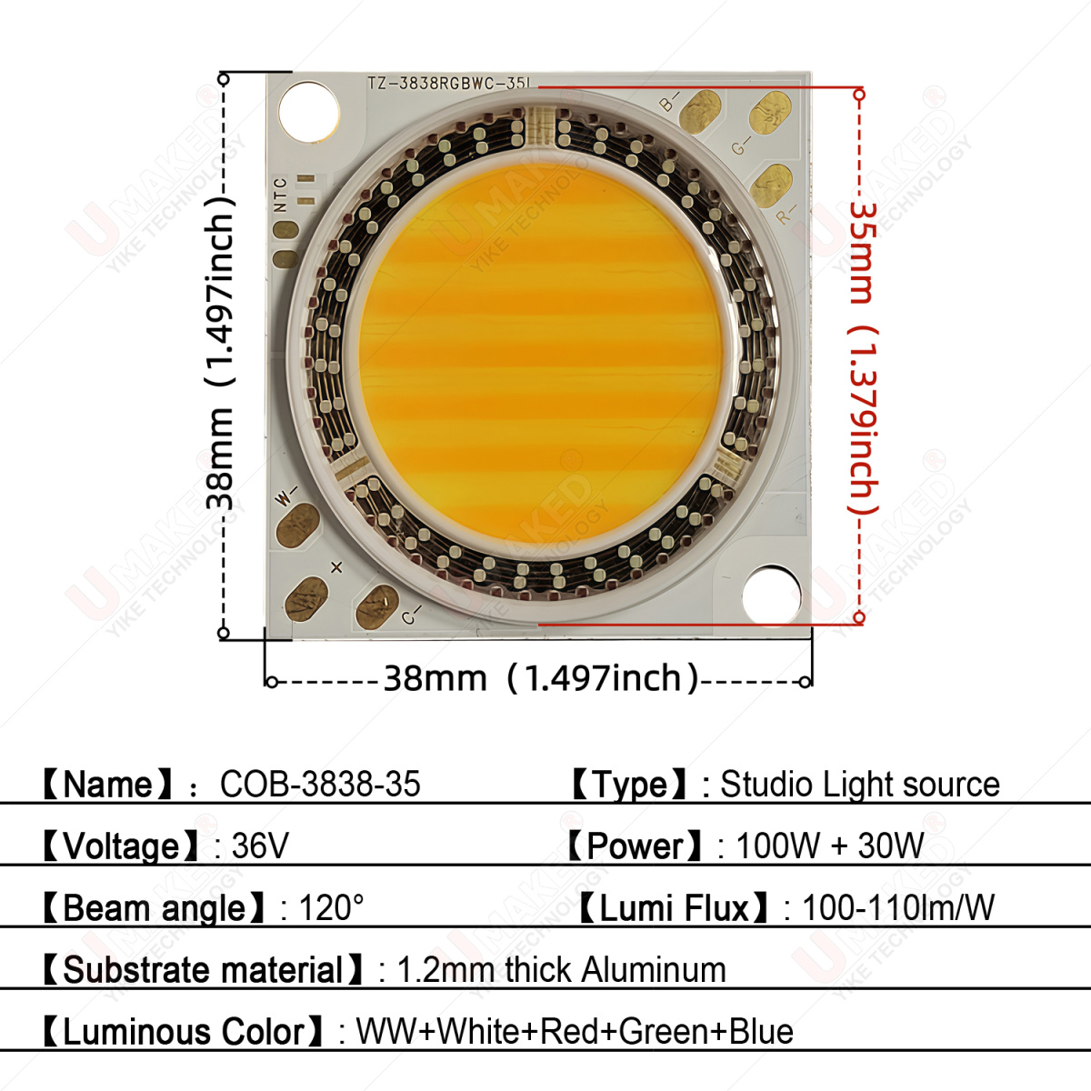 แหล่งกำเนิดแสง LED แบบ COB SMD - Photography Lighting Options บทวิจารณ์และราคา