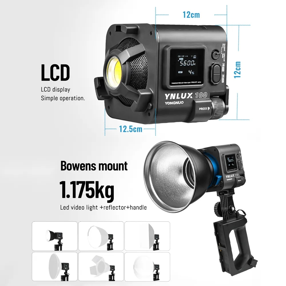 ไฟวิดีโอ LED แบบพกพา YONGNUO Y - Lighting In Photography Studio บทวิจารณ์และราคา