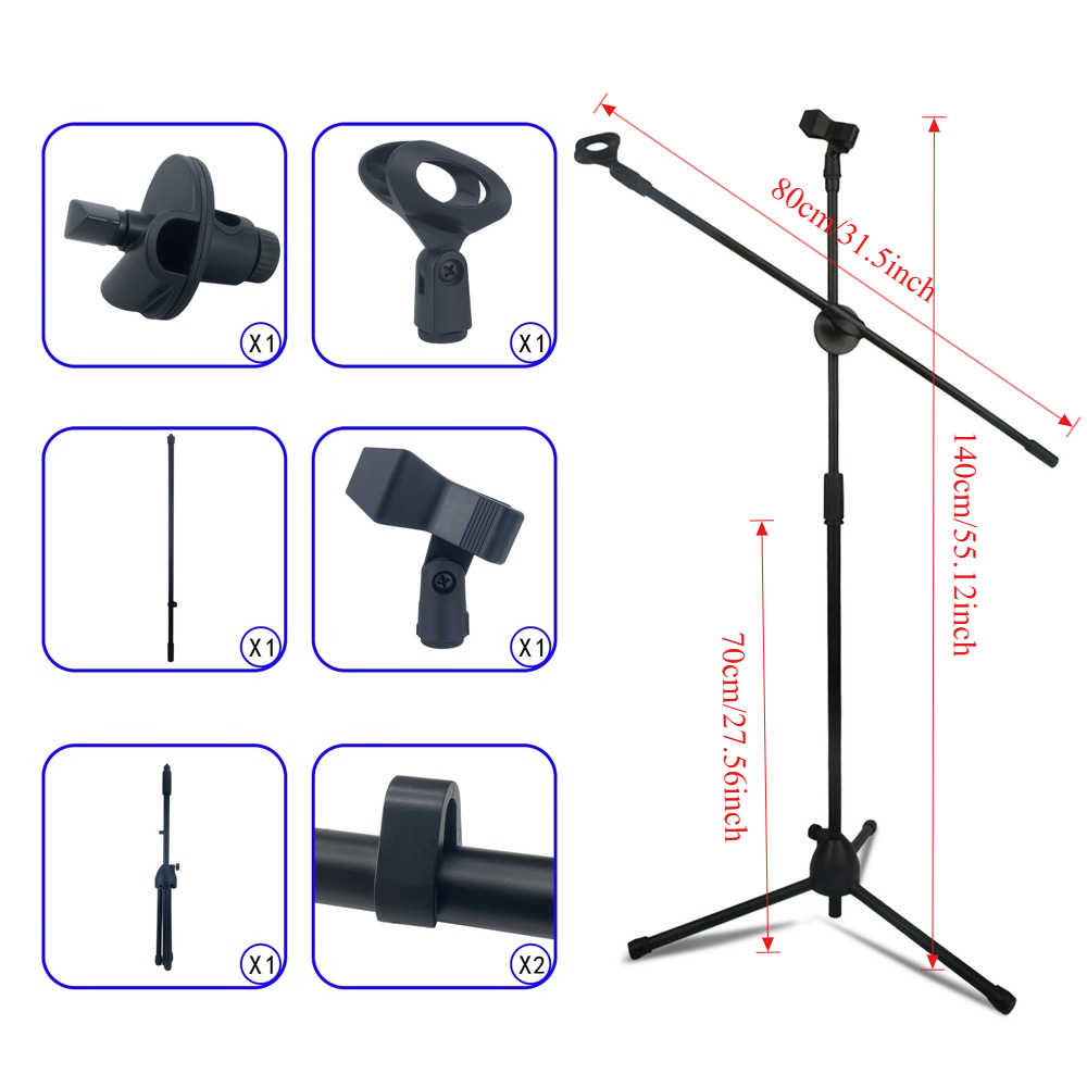 ขาตั้งไมโครโฟนแบบตั้งพื้นพร้อม - Boom Arm Stand บทวิจารณ์และราคา