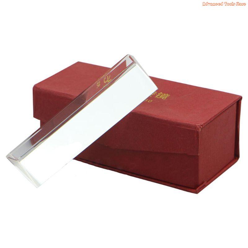 10 ซม.แก้ว Triple ปริซึมสามเหล - Lighting Glass Photography บทวิจารณ์และราคา