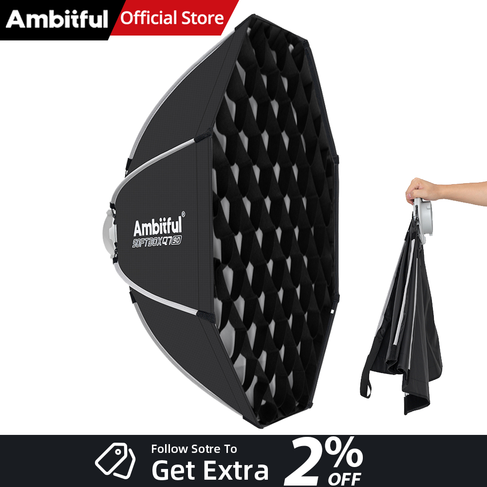 ซอฟต์บ็อกซ์ AMBITFUL Q7II 55/6 - Photography Studio Lighting Set Up บทวิจารณ์และราคา