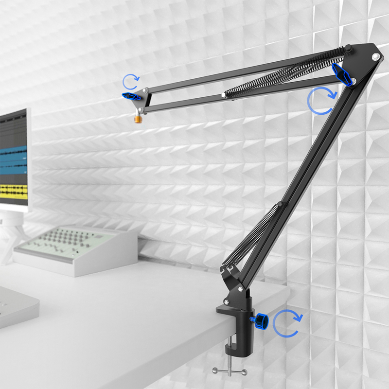 FIFINE ปรับไมโครโฟน BOOM SCISS - Boom Arm Stand บทวิจารณ์และราคา