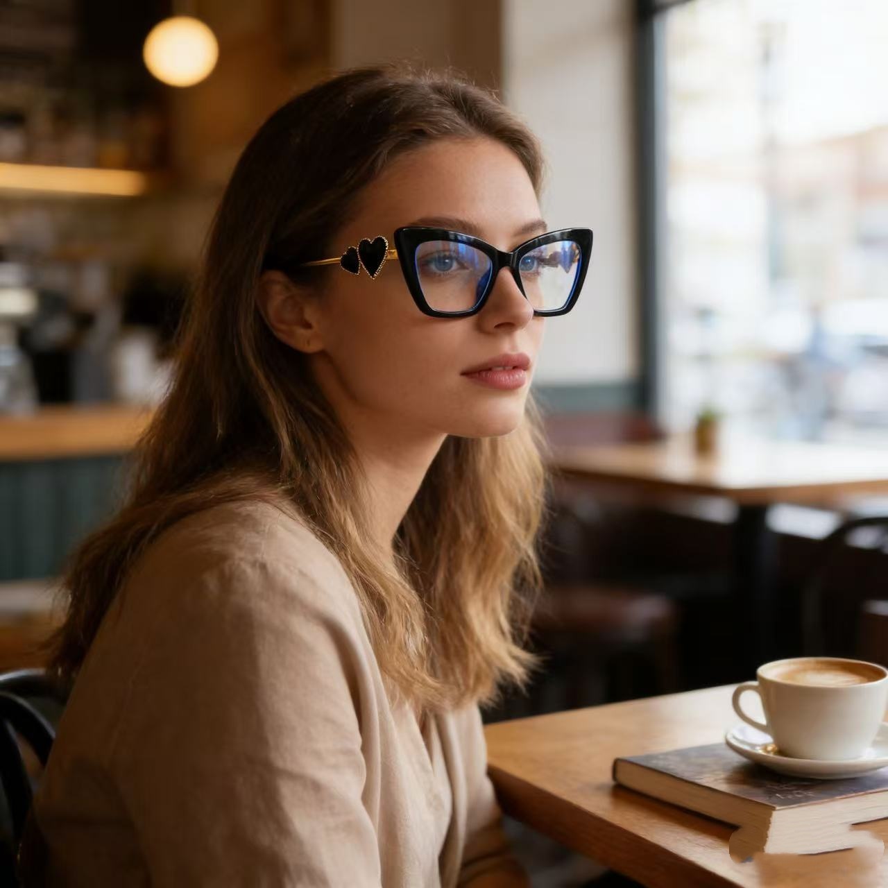 แว่นตาแฟชั่นสำหรับผู้หญิง รักก - Lighting Glass Photography บทวิจารณ์และราคา