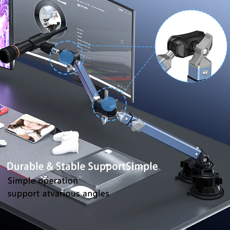ขาตั้งไมโครโฟนแบบยืดหยุ่นพร้อม - Boom Arm Stand บทวิจารณ์และราคา