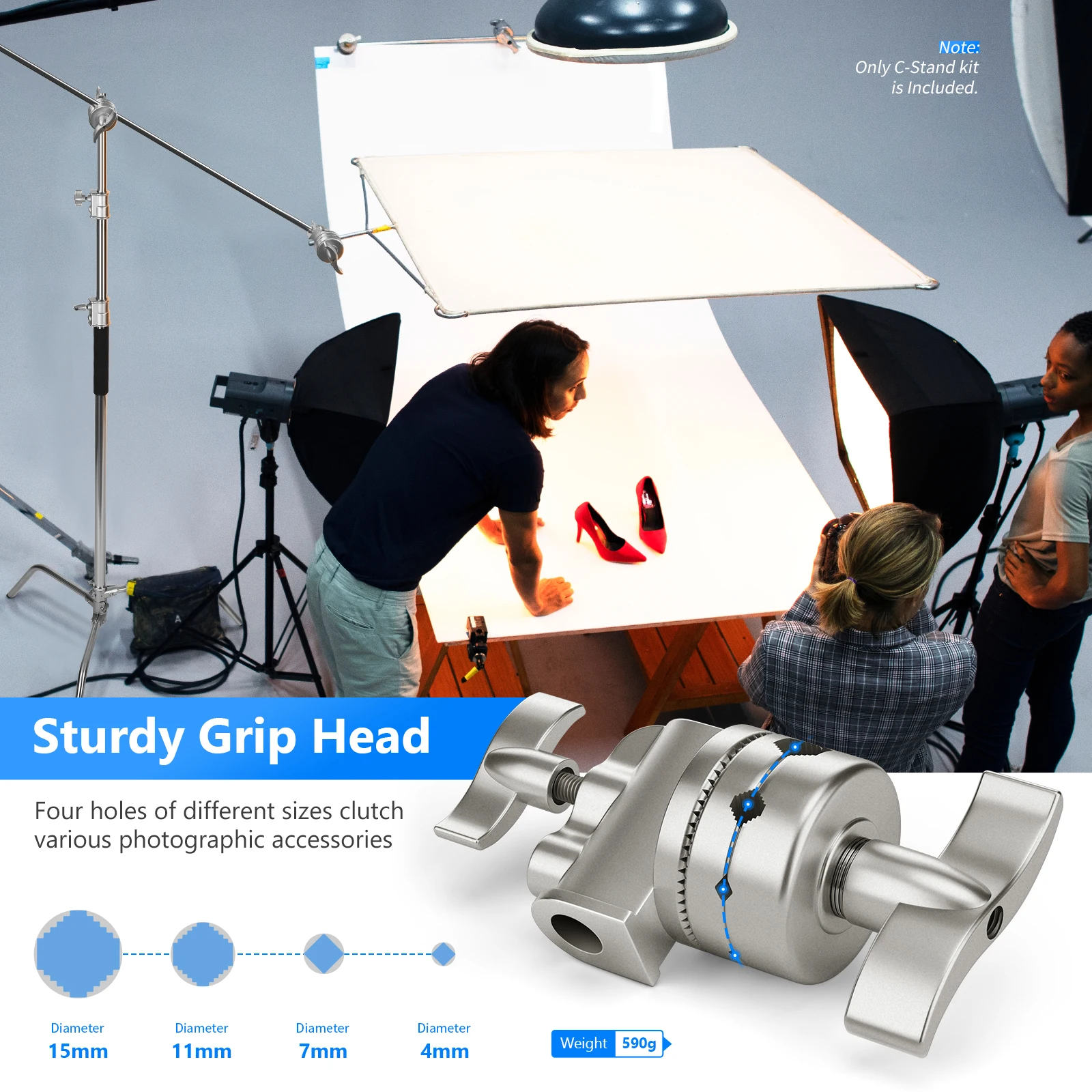 ขาตั้งไฟแบบ C-Stand รุ่น NEEWE - Boom Arm Stand บทวิจารณ์และราคา
