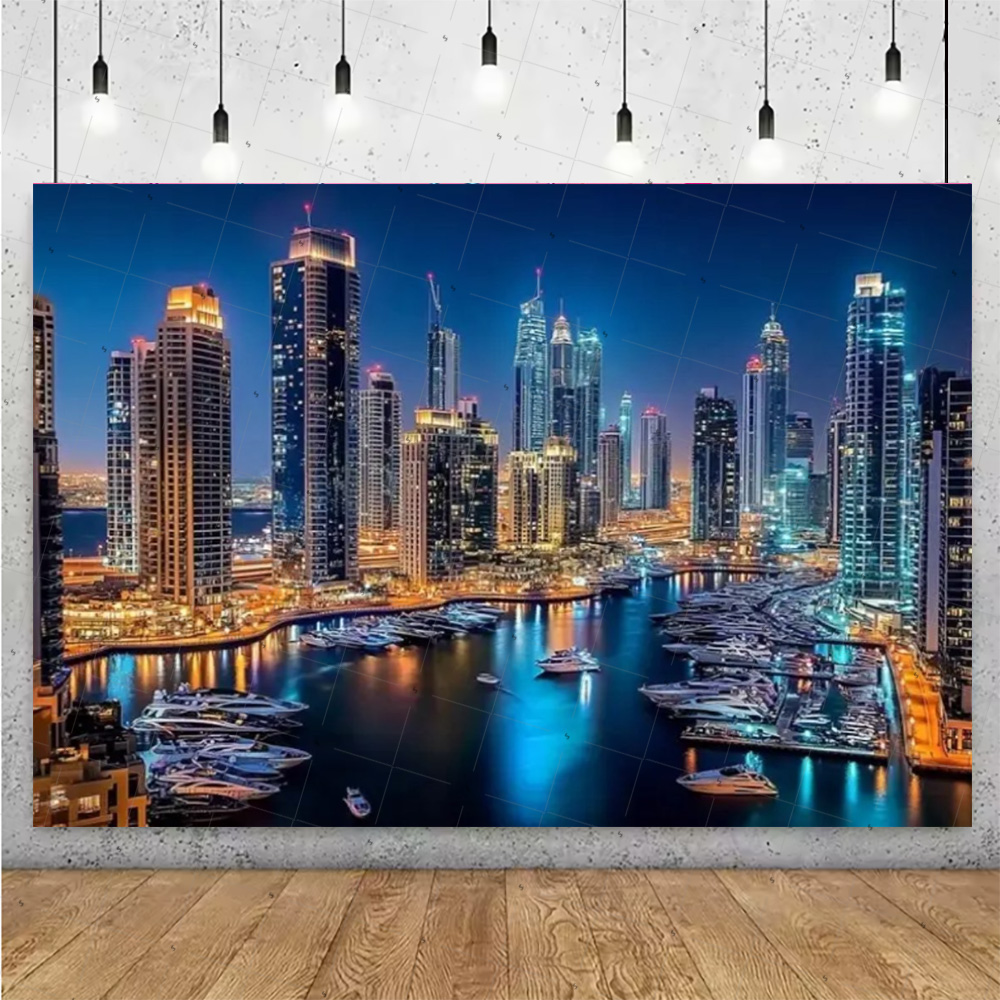 ฉากหลังถ่ายภาพอาคารสูงยามค่ำคื - Photography Lighting Backdrop บทวิจารณ์และราคา