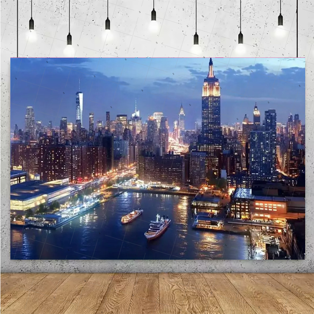 ฉากหลังถ่ายภาพอาคารสูงยามค่ำคื - Photography Lighting Backdrop บทวิจารณ์และราคา